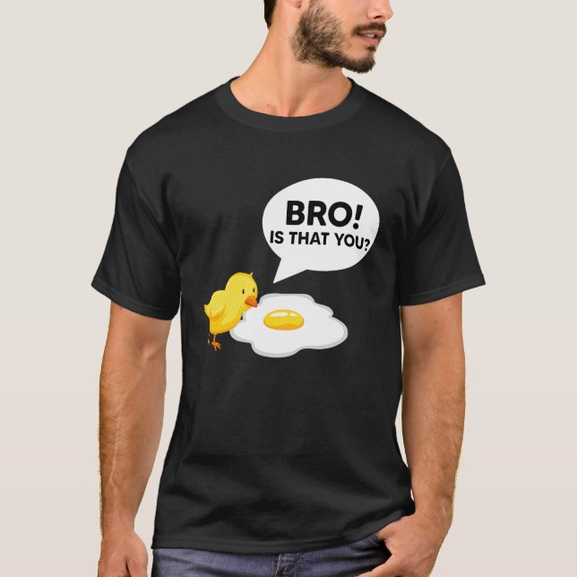 Camiseta Frango  Irmão É Você Frango Ovo Frango (Frente)