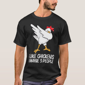 Camiseta Frango Legal Para Homens Mulheres Dabbing Aves Dom