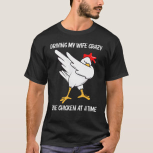 Camiseta Frango Legal Para Homens Pai Dabbing Ave Doméstica