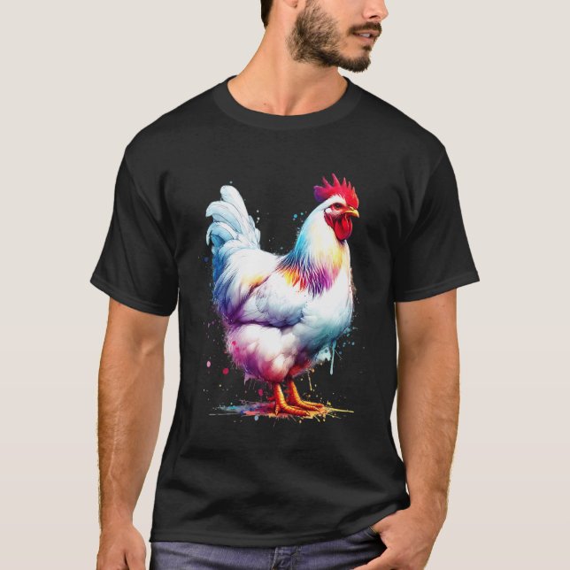 Camiseta Frango Leghorn (Frente)