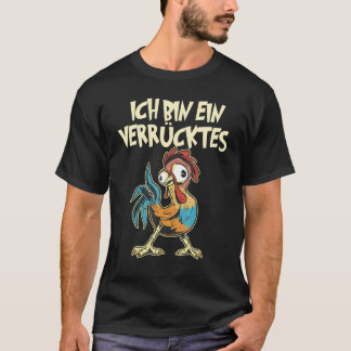 Camiseta Frango Louco Cockerel Galinha Docking Galinha Gali