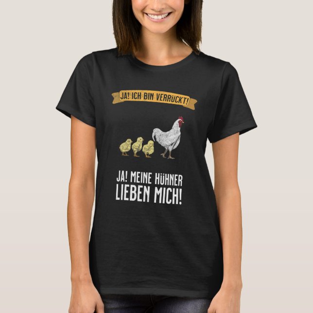 Camiseta Frango Louco & Frangos Me Amam (Frente)