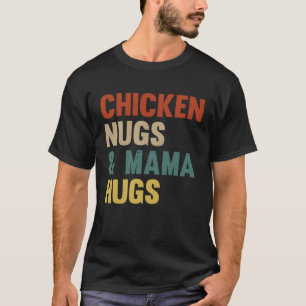Camiseta Frango Mãe Vintage para Mãe ou Avó Nugget
