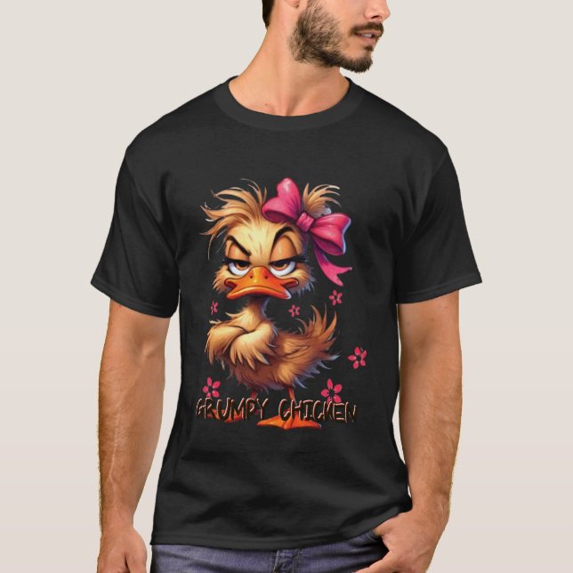 Camiseta Frango Mal-humorado (Frente)