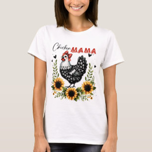Camiseta Frango Mama Fazendeiro de Frango Retro