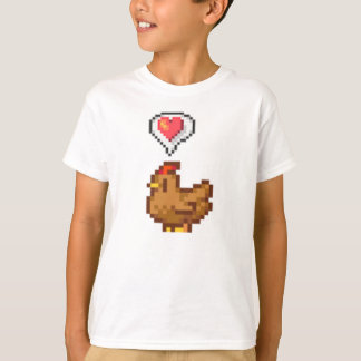 Camiseta Frango Marrom Feliz do Vale do Stardew