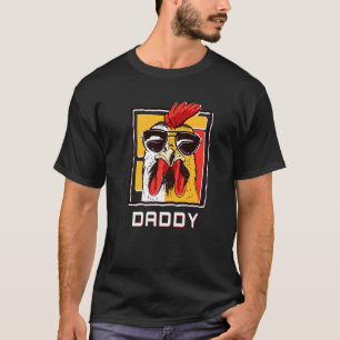 Camiseta Frango Masculino Papai Galo De Óculos De Sol Fa