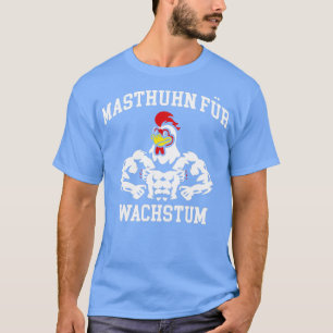 Camiseta Frango mastro para Malhação de crescimento e tecid