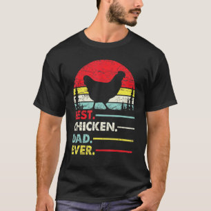 Camiseta Frango Melhor Pai de Todos os Tempos Vintage Retro