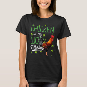 Camiseta Frango Meu Cachorro é Meu Amuleto da Sorte