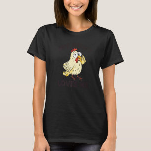 Camiseta Frango Minha Tia Me Ama pelo Sobrinho & Sobrinha