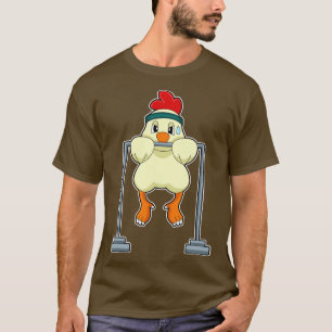 Camiseta Frango na academia barra