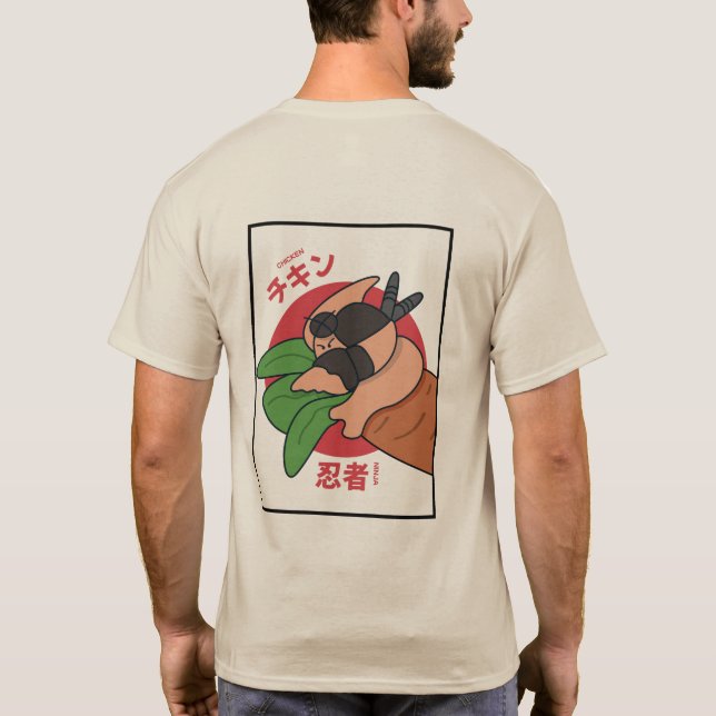 Camiseta Frango Ninja (Verso)