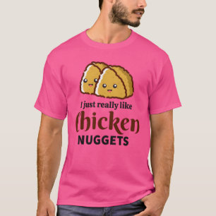 Camiseta Frango Nugget Fast Food Dito Divertido retrô