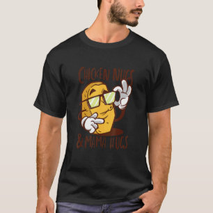 Camiseta Frango Nugs & Abraços da Mamãe  Ovos de Galinha Co