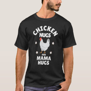 Camiseta Frango Nugs e Abraços da Mamãe Menino Juvenil Nugs