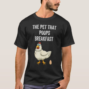 Camiseta Frango O Pet Que Caga Café da Manhã Animal 1
