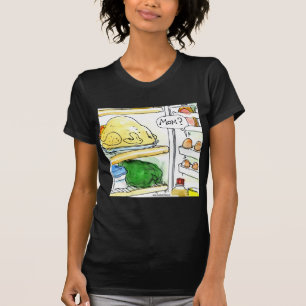 Camiseta Frango Ovo Família Divertida Geladeira