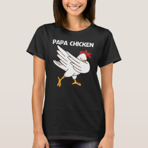 Camiseta Frango Para Homens Pai Aves Galo Ovo