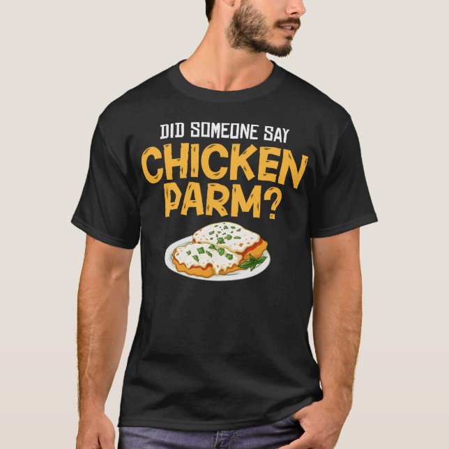 Camiseta Frango Parm Gift Parmigiana Parmesan Italiano (Frente)