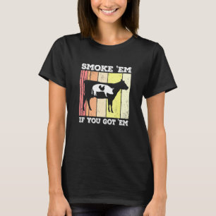 Camiseta Frango Porco Carne Defumada Em Churrasqueira Pitma