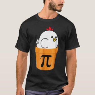 Camiseta Frango Pot Pi Matemática Divertida