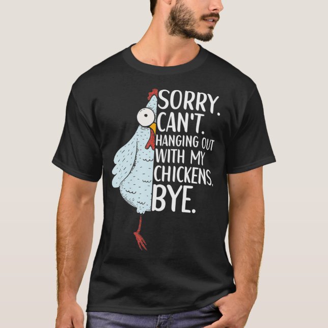 Camiseta Frango Proprietário Chicken Engraçado Quote Frango (Frente)