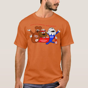 Camiseta Frango Red Barn Fome Hamburger Grande Fome De Peix