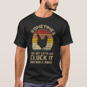 Camiseta Frango Retro Vintage Para Homens Mulheres Frango