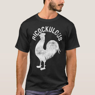 Camiseta Frango Ricockuloso Ridículo Arrogante Galinha Retr