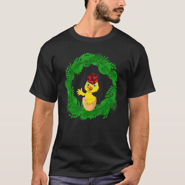 Camiseta Frango Rose Naturcore Farmcore (Frente)