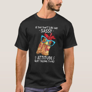 Camiseta Frango Se Você Não Gosta Da Minha Atitude Atrevida