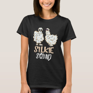 Camiseta Frango Sedoso Amante de Frango Silkie Turma Silkie
