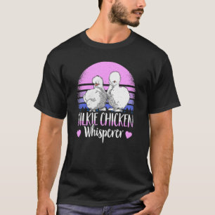 Camiseta Frango Silkie Whisperer Galinha Mãe Galinha Silkie