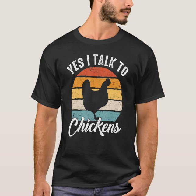 Camiseta Frango Sim Falo com galinhas 1 (Frente)