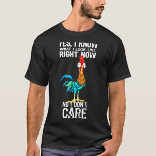 Camiseta Frango Sim Sei O Que Olho Agora - Não Eu Sei