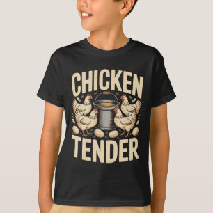 Camiseta Frango Ternura Frango Engraçado Fazendeiro de Fran
