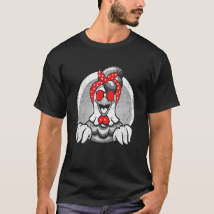 Camiseta Frango Vintage Com Bandana De Faixa Na Cabeça Gali