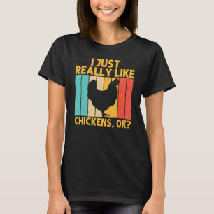 Camiseta Frango Vintage Para Homens Mulheres Criação de Fra