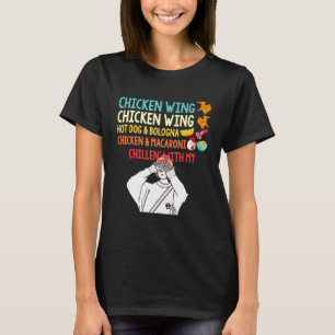 Camiseta Frango Wing Galinha Wing Hotdog Bologna Chicken M