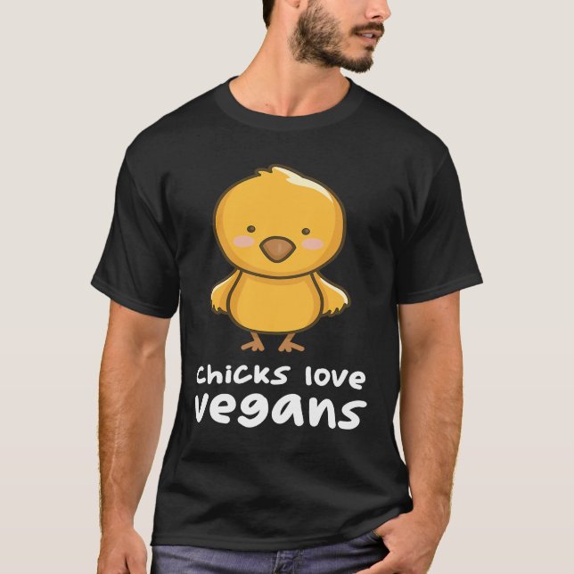 Camiseta Frangos Amam Veganinhos de Frango (Frente)