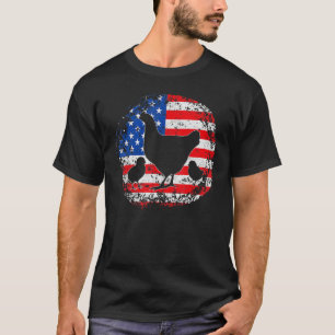 Camiseta Frangos Bandeira Americana Patriótica 4 De Julho E