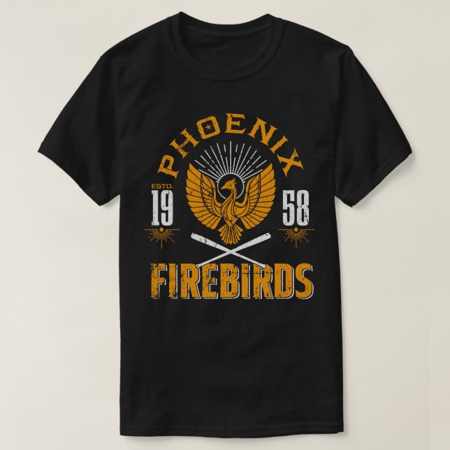 Camiseta Frangos de fênix (Frente do Design)
