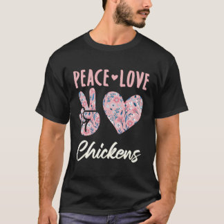 Camiseta Frangos de frango com amor pela paz