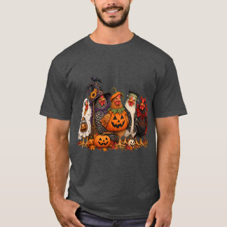Camiseta Frangos de Halloween