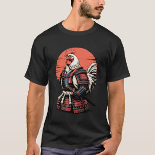 Camiseta Frangos de Katana Espada Samurai Galinhas