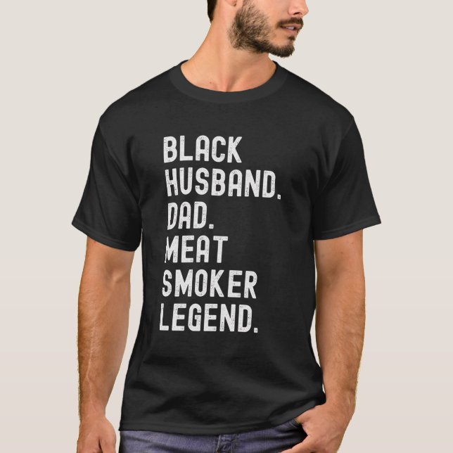 Camiseta Frangos De Legenda De Fumante De Carne De Pai De B (Frente)