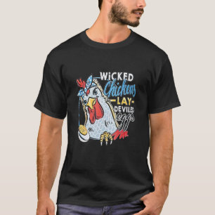 Camiseta Frangos Despertados Deitam Amor Com Frango Engraça