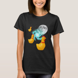Camiseta Frangos Galinhas Cósmicas Patrulha Lunar