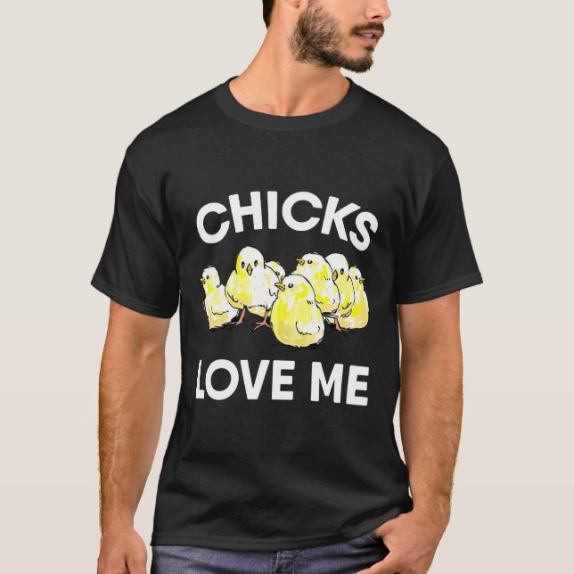 Camiseta Frangos Me Amam Frango (Frente)